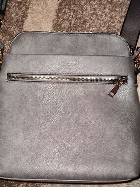Polugoya Leather crossbody bag In Gray